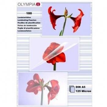 Olympia 9176 Laminating Films, DIN A4, 125 µm, 100‑piece Pack