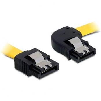 Delock Hochgeschwindigkeits-SATA-Kabel, gelb, 30cm