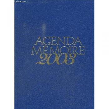 AGENDA MEMOIRE 2003