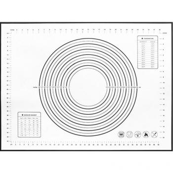 Silicone Backmatte “XOA” – 40x50 cm, nicht stock, mattes Teigrollen‑Pad