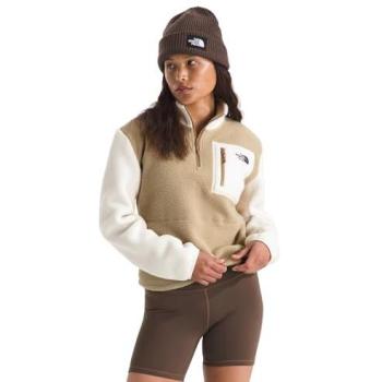 Felpa Pile Yumiori NF0A8E89 Beige Regular Fit Donna