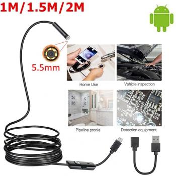 Endoscope Android 5mm Étanche 2m