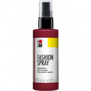 Spray Marabu para textiles, pintura burdeos, 100 ml
