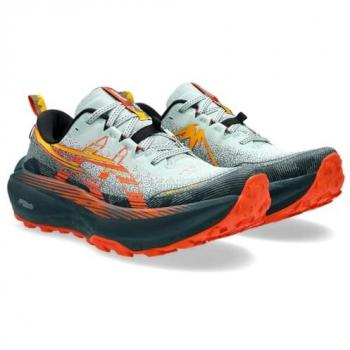 ASICS Herren Trailrunningschuh Trabuco Max 4 in grün/orange