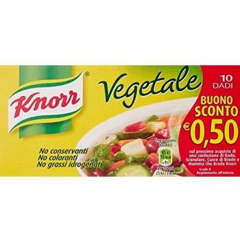 DADO KNORR VEGETALE 10 DADI GR.100