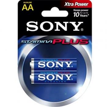 Sony AM3B2D Blister Alkaline Stamina Plus Mignon, AA, LR6 (1,5V, 2er Pack)