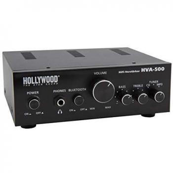HVA‑500 HOLLYWOOD Starsound: 2×100 W HiFi-Verstärker, Bluetooth