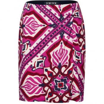 STREET ONE Pinker Minirock mit Print