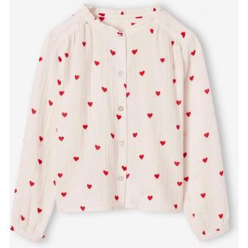 VERTBAUDET Chemise personnalisable en gaze de coton pour fille