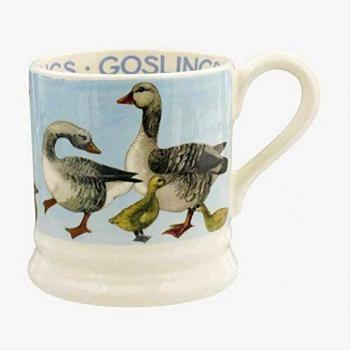 Emma Bridgewater Bright New Morning Goose & Goslings Half‑Pint Drinkware