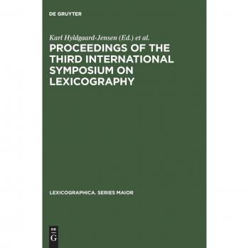 Proceedings of the Third International Symposium on Lexicography