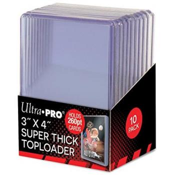 Ultra Pro Kartenschutz UP Topload 3 × 4 (260pt Super Thick) – 10er Pack