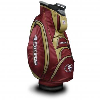 SF 49ers Victory Golf Bag – 10-Way Top, Dual Handle, Removable Rain Hood