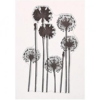 DIY Dandelion Transparent Stamp for Scrapbooking