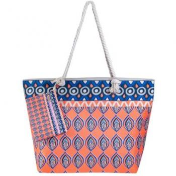 Monedero Incluido Bolsa Playa Sun&SURF Estampado 60x40x20cm