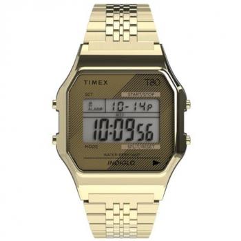 Timex Archive T80 Digital Watch – Gold Finish