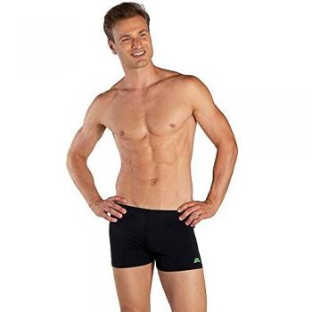 Bademantel & Badeboxer Kombi Aquarapid Padi – Schwarz 58