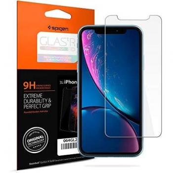 Protection d'écran en verre trempé Spigen Glass.tr Slime pour Apple iPhone XR