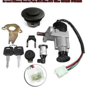 Accessoires de verrouillage d'allumage pour moto GY6 139QMB 50 125cc 150cc