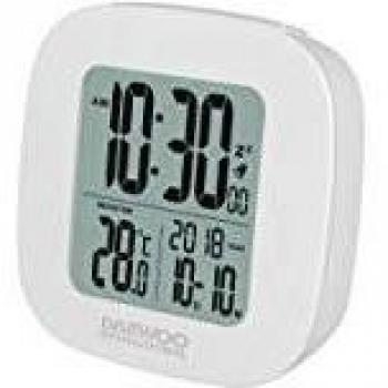 Reloj Despertador Daewoo DCD-26W con Temperatura y Calendario