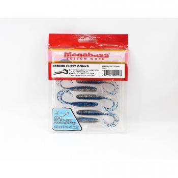 Souple Kemuri Curly 2,5 par Megabass