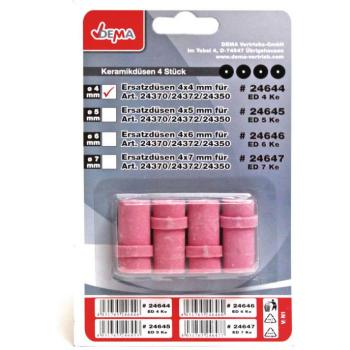 Buses Dema 4 mm pour cabine de sablage 90-220-340 L