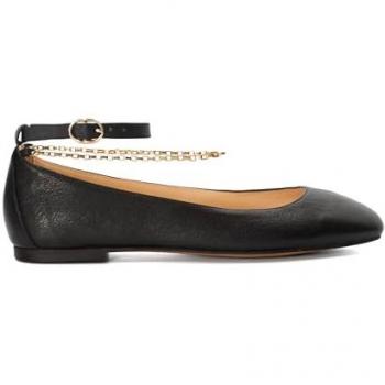 Dune London Women's Halles Ankle Chain Ballet Shoes