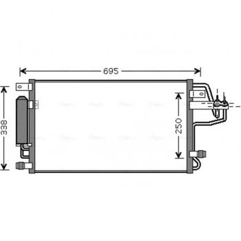 PRASCO HY5156D Condensatore HVAC