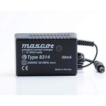 Caricabatteria per batterie ricaricabili NiCd/NiMH 25mA 230V Mascot 8314