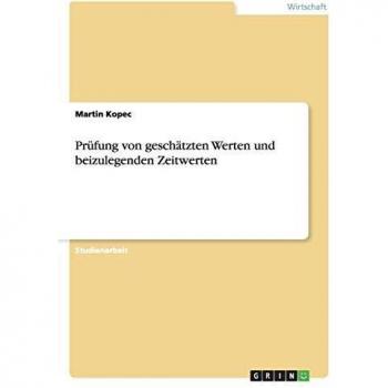 Prüfung von geschätzten Werten und beizulegenden Zeitwerten