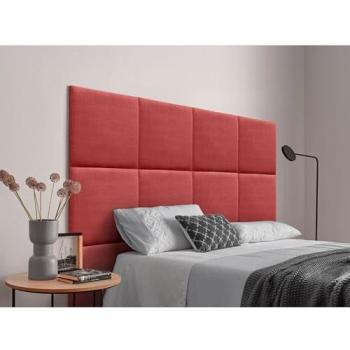 Cabecero de Terciopelo Liso DHOME 135x50 para camas 120/135/140