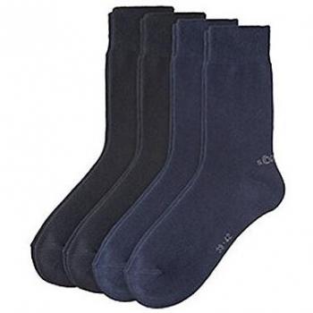 S.Oliver Damen/Herren Mix‑&‑Match Socken – 12 Paar – Blautöne – Größe 43‑46
