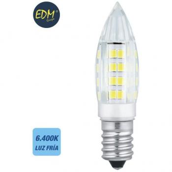 E14 LED Vela 3W 250Lm 6400K Kaltweiß Ø1,6X5,4Cm