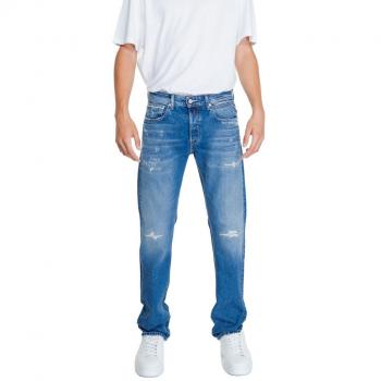 Replay Anbass Slim Mid Jeans Heren – Zakwerk Detail Denim