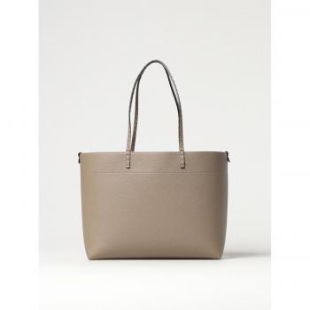 Mid-Sized Fendi Leather Roll Tote – Classic Colorless Design