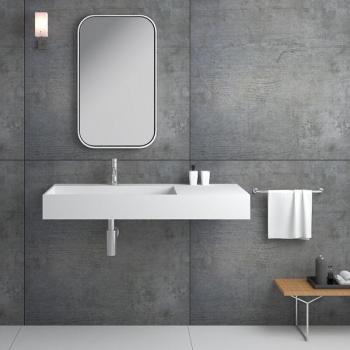 Kroos Bumba Lavabo Rectangular en Blanco Mate