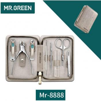 MR.GREEN – kit de manucure et pédicure, coupe-ongles en acier inoxydable, étui de voyage inclus