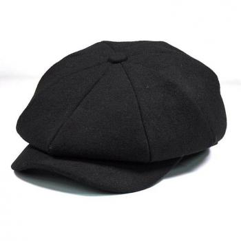 Winter Octagonal Flat Cap