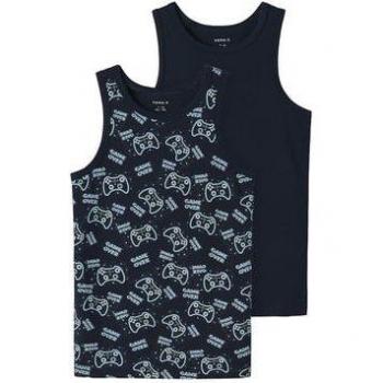 Name It Tank Top Set 2 Stück Dunkel-Saphir