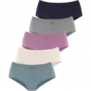Vivance Taillenslip 5er‑Pack – Breites Bündchen, kein Gummi