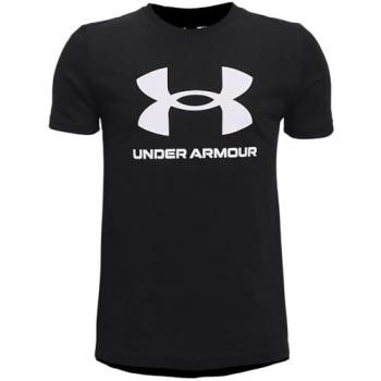 T‑shirt enfant Under Armour Sportstyle Logo graphiques Noir
