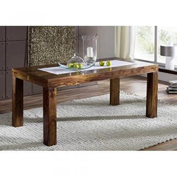 Metro Life CUBUS Massivholztisch – Brown Sheesham (200×100 cm)