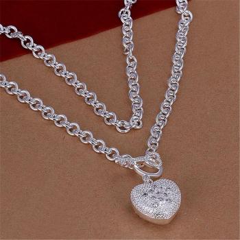 Gioielli di moda in argento S925 con ciondolo a cuore