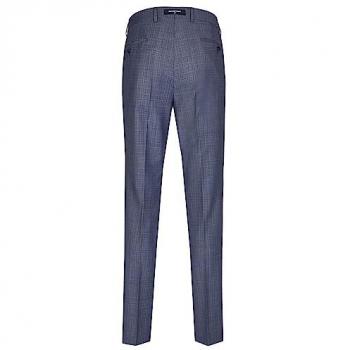 HECHTER PARIS Slim Fit Anzughose mit Bügelfalten, Hellblau, Größe 58