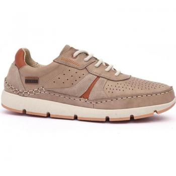 Baerchi Virgo 2701 – Zapatillas Casual de Piel, Color Taupe