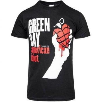 Green Day American Idiot Unisex Tee XXL Black