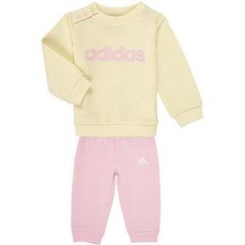 Adidas Girls' Pink I LIN FL JOG Activewear
