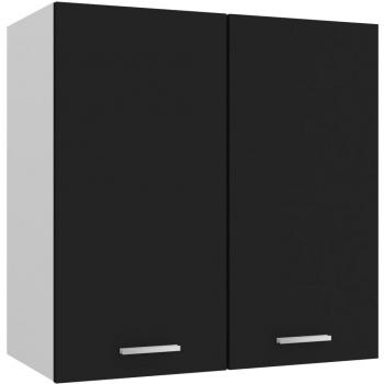 Hanging Cabinet in Black, 60x31x60 cm, Made from Engineered Wood, vitaXL Brand