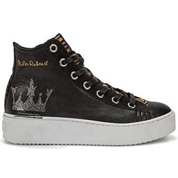 Nero Long Island Crown Namibia Sneakers in Pelle 37
