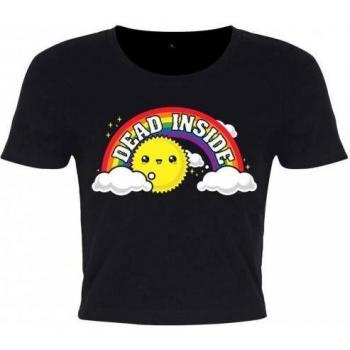 Dead Inside Crop Top Large